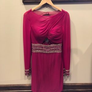 Fuchsia Formal Homecoming Evening Dress